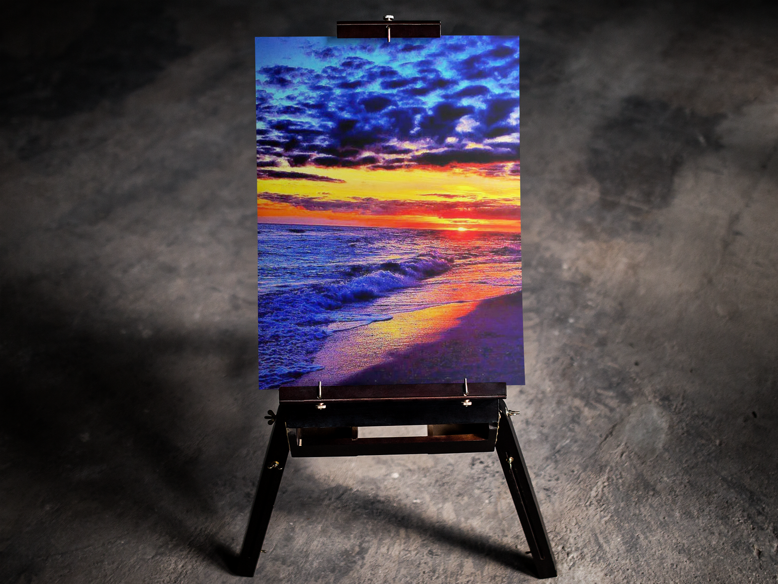 Colorful Beach Sunset 5D Diamond Art Kit