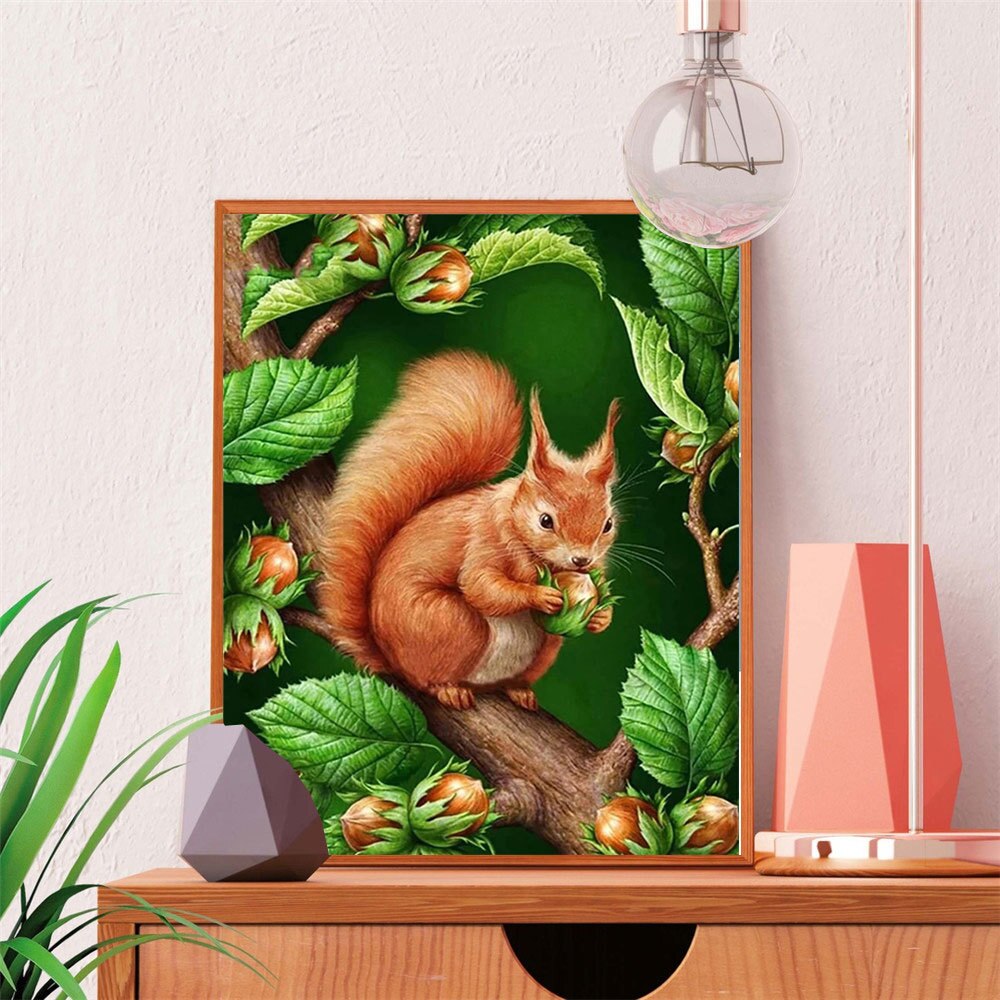 Hungry Squirrel 5D Diamond Art Kit