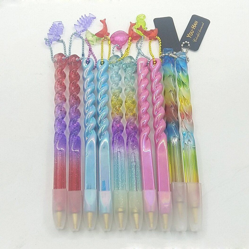 Twisted Grip Metal Tip Drill Pen Set