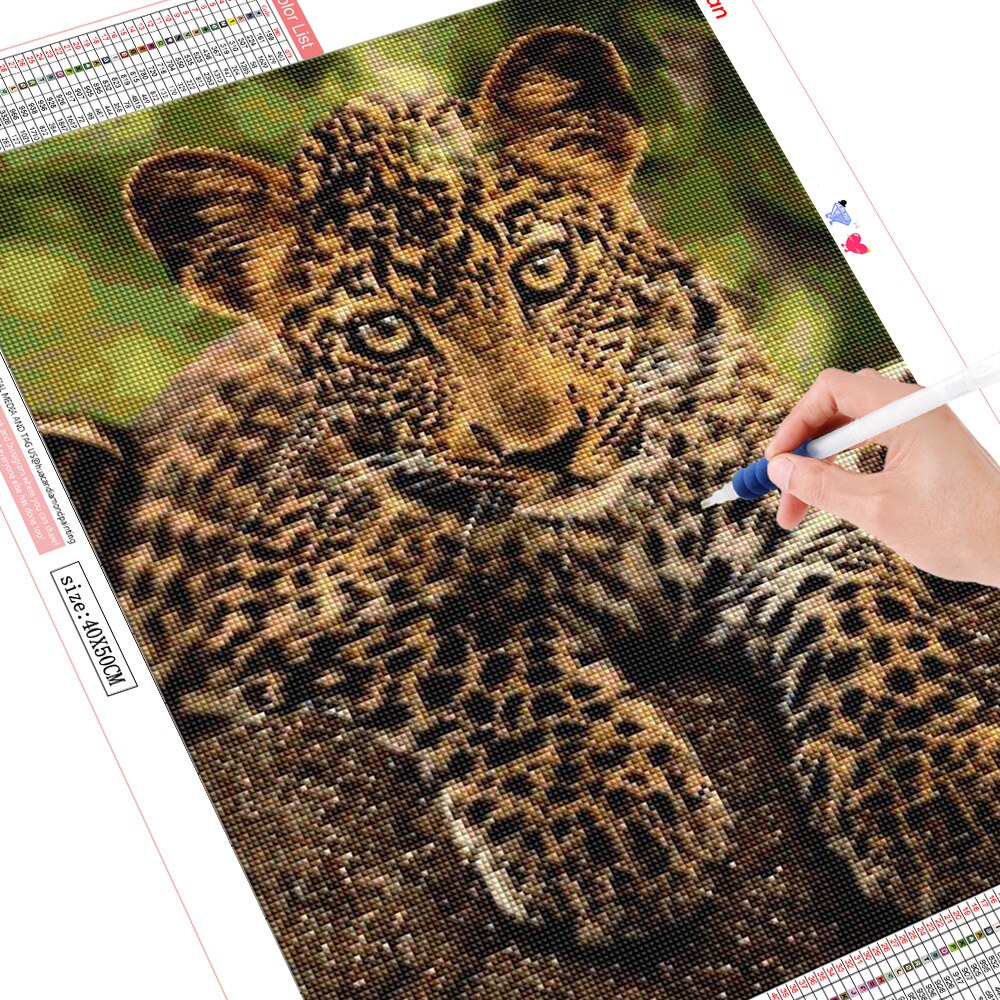 Baby Leopard 5D Diamond Art Kit