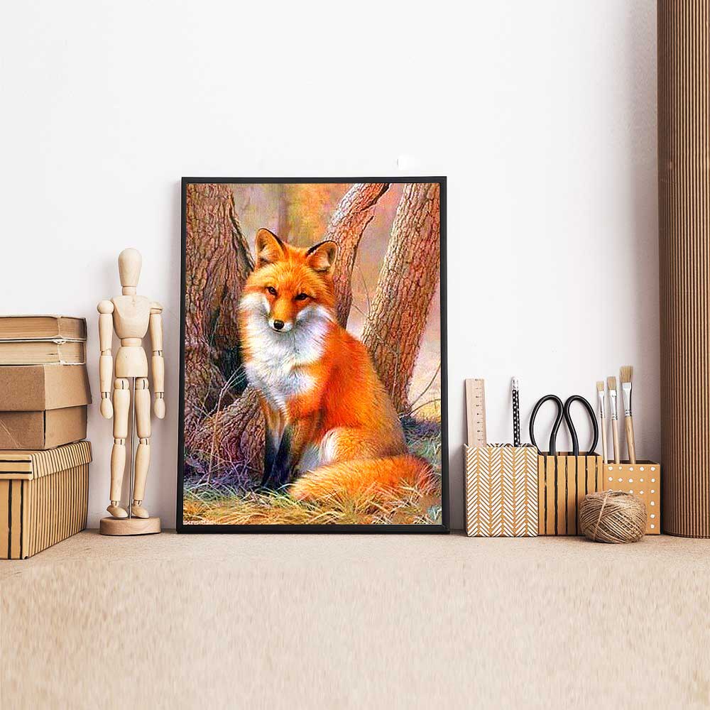 Fox in the Woods 5D Diamond Art Kit