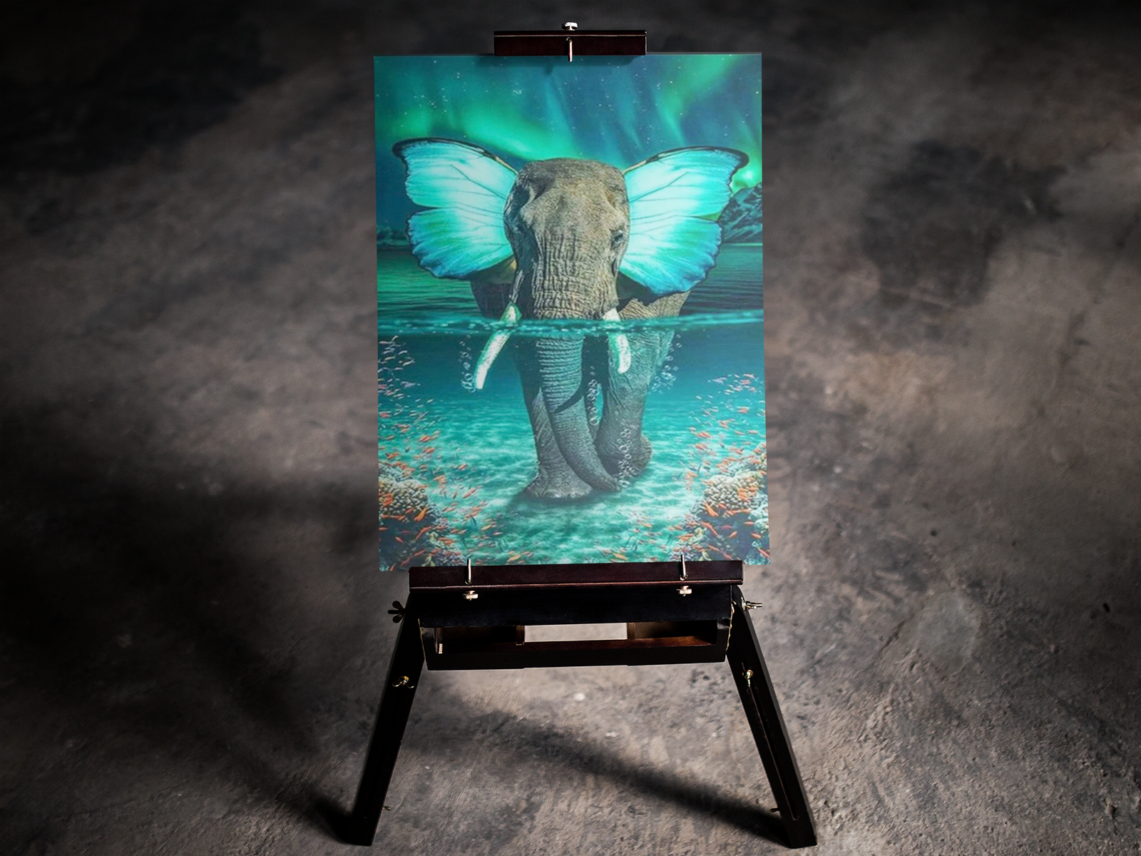 Mythical Butterfly Elephant Diamond Art Kit