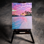 Pink Sunset Beach 5D Diamond Art Kit