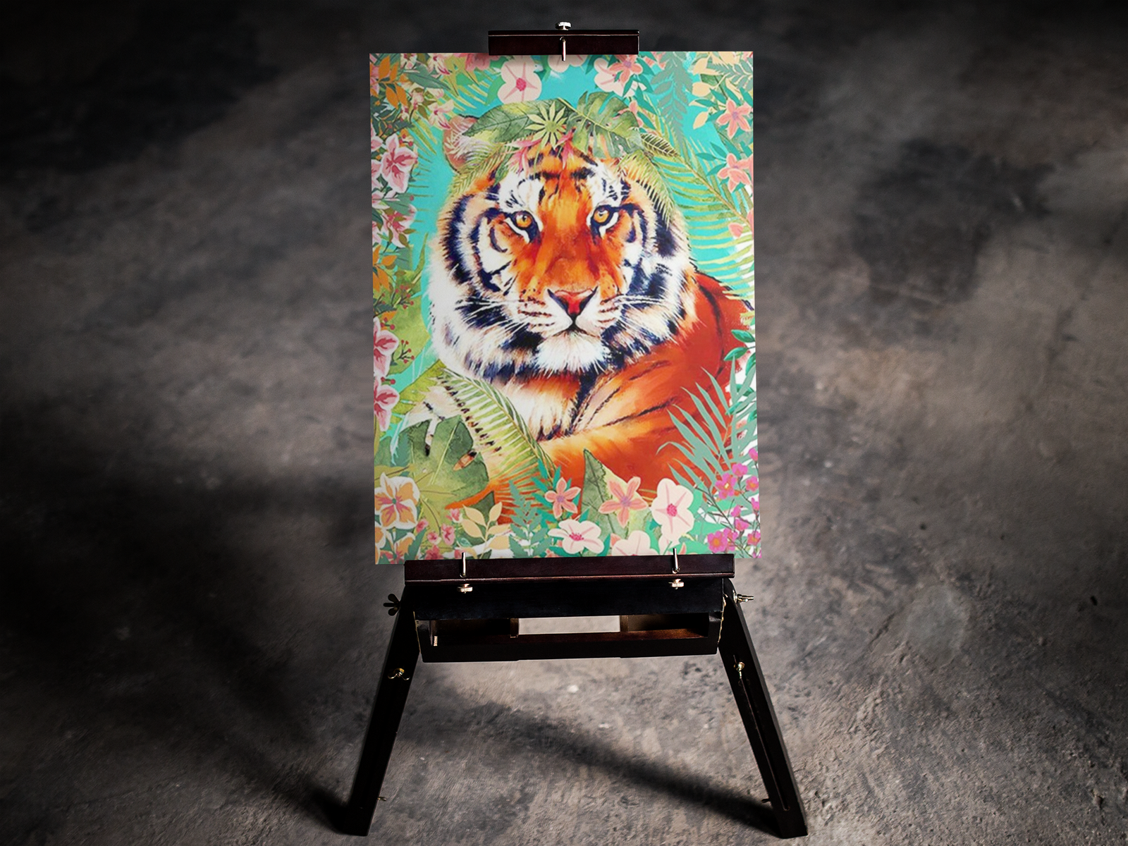 Pretty Tiger 5D Diamond Art Kit
