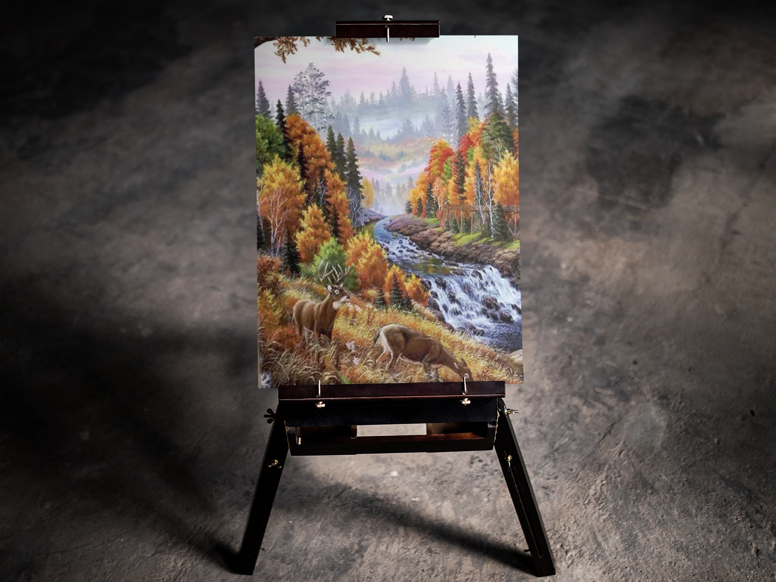 River by the Forest 5D Diamond Art Kit