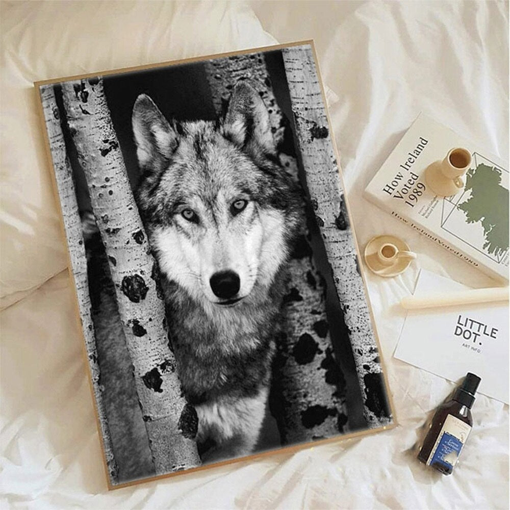 Forest Wolf 5D Diamond Art Kit