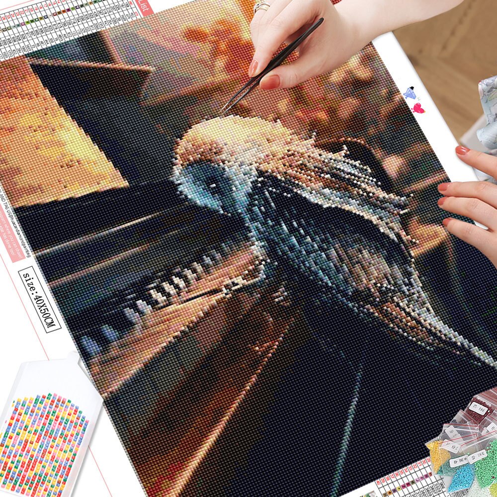 Owl Playing Piano 5D Diamond Art Kit