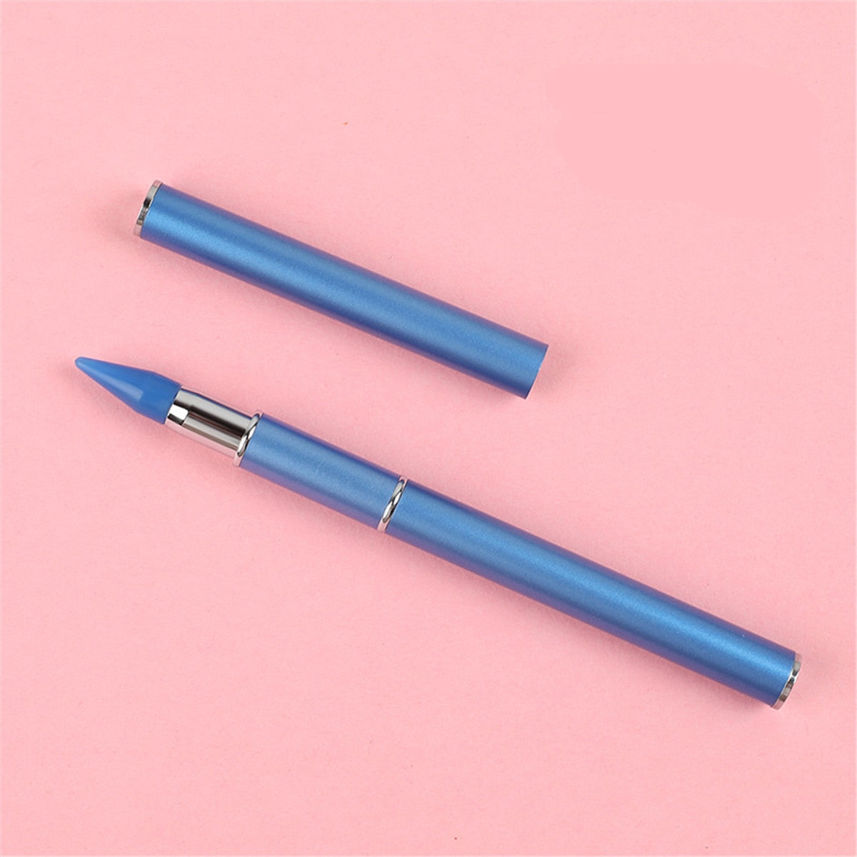 Enclosable Double-Headed Wax and Metal Drill Pen