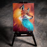 Abstract Painted Fox 5D Diamond Art Kit