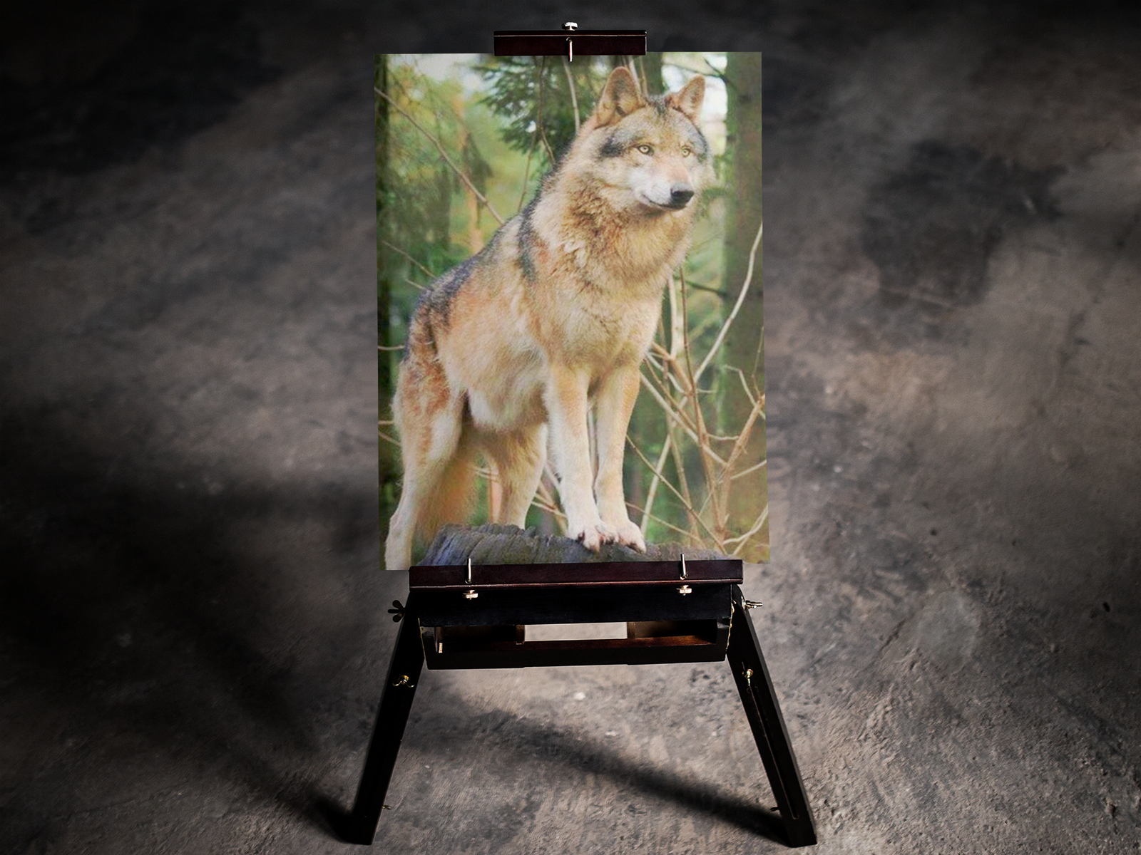 Lone Wolf 5D Diamond Art Kit