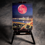 Red Moon City Night Sky 5D Diamond Art Kit