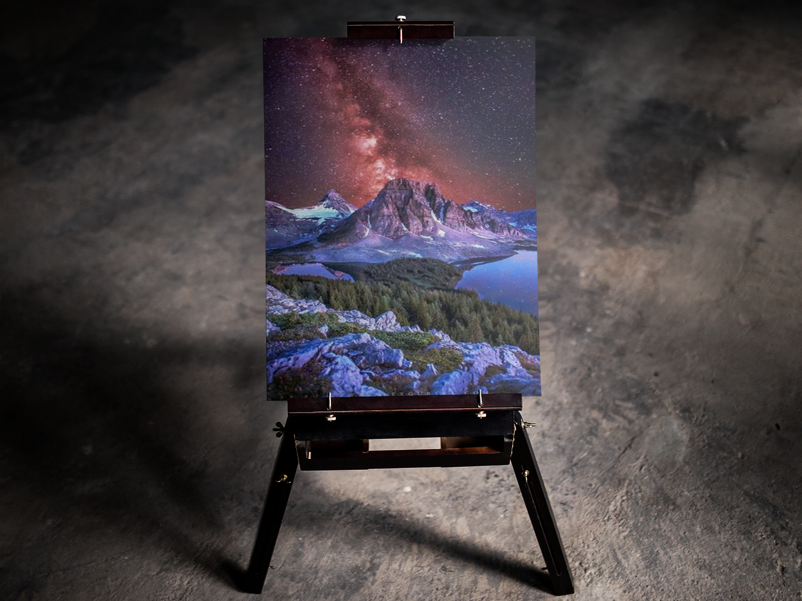 Starry Mountains 5D Diamond Art Kit